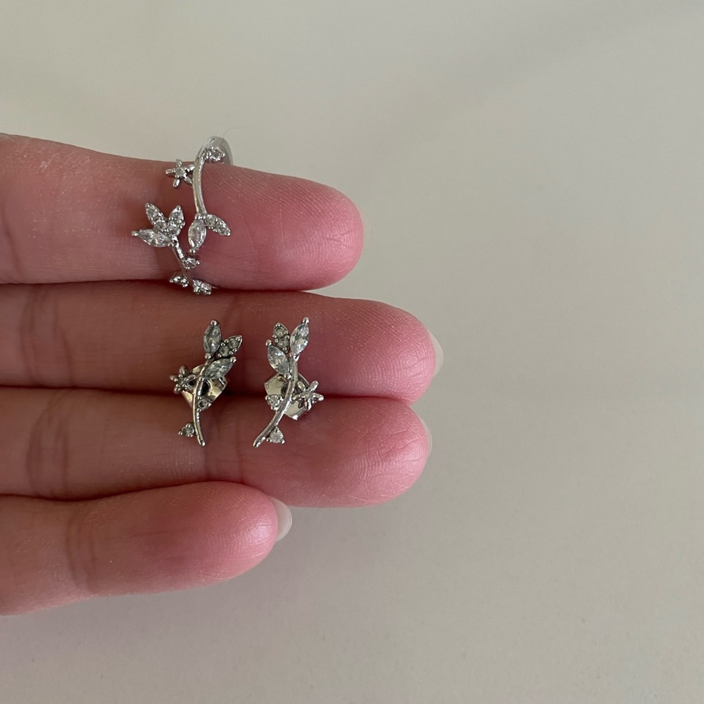 Ring and earrings set
